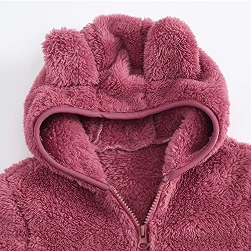 Perfect for Kids Cute Bear Fleece Hoodie Toddler Girls Boys Winter Outfit