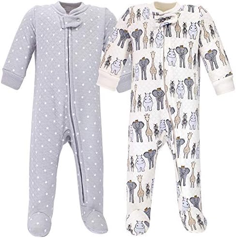 Hudson Baby Baby Girls Premium Quilted Zipper Sleep and Play Best Deal