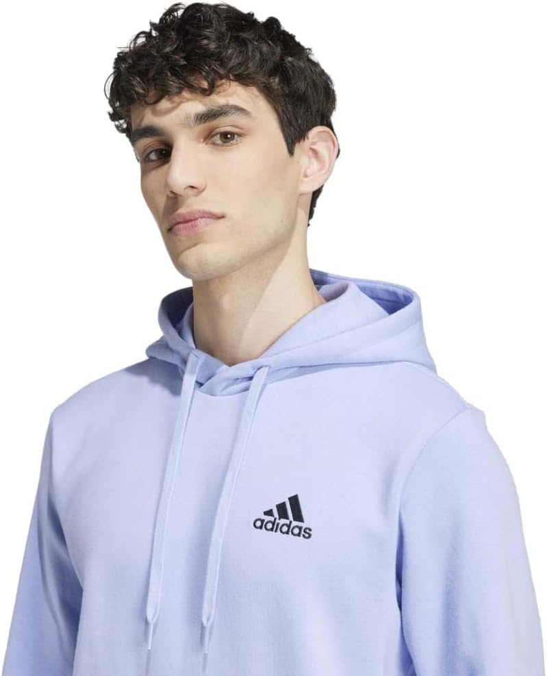 Adidas Mens Essentials Fleece Hoodie Premium Felt Fit