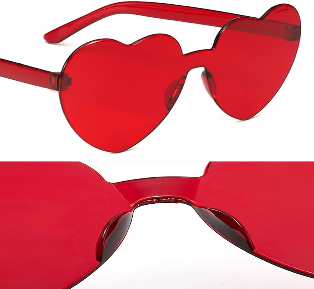 Hosfairy Heart-Shaped Sunglasses