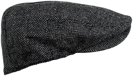 Classic Herringbone Ivy Newsboy Cap