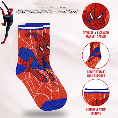 Marvel Spiderman Boys Socks 10-Pack