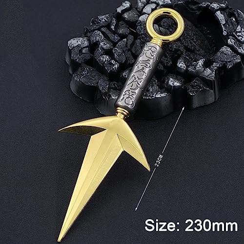 FAYAIALO 9 Inch Minato Kunai Metal Keychain