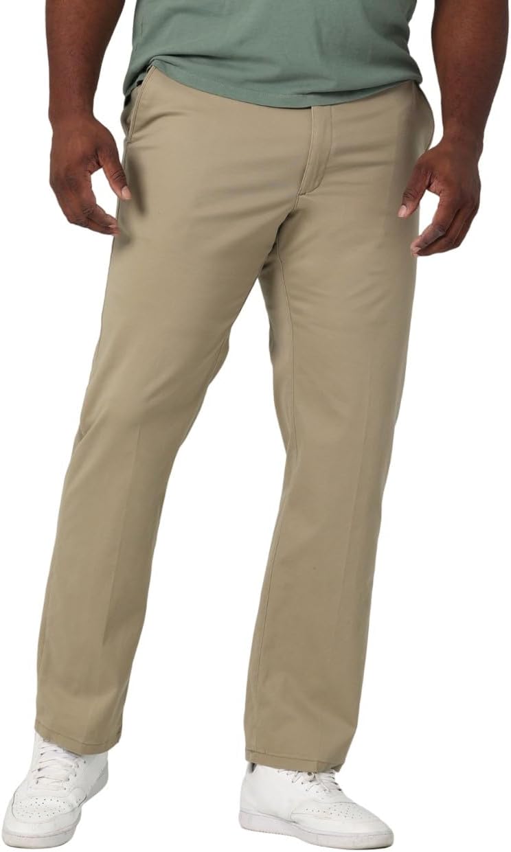Lee Mens Big Tall Extreme Motion Flat Front Straight Pant