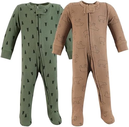 Hudson Baby Thermal Zipper Sleepwear