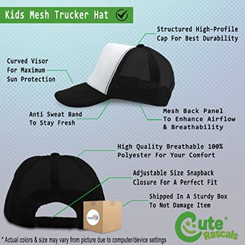 Adjustable Custom Kids Trucker Hat