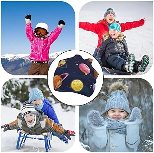 Delicious Food Planet Kids Novelty Winter Hat 7-12 Year Skull Beanie