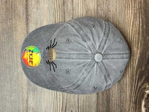 Unique Baseball Cap with Embroidered Spider for Kids