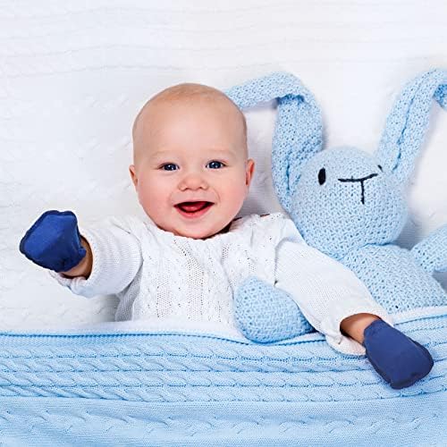 Geyoga 40-Pair Elastic No Scratch Mittens for 0-6 Months