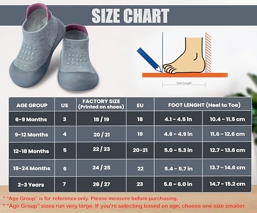 Dookeh Toddler Socks Shoes Anti-Collision Breathable Soft Sole Baby Walking Shoes