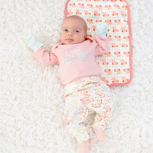 Adorably Cute Baby Layette Gift Set for Girls - Floral Elephant