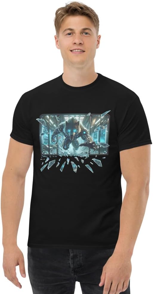Cyber Werewolf Breakout T-Shirt for Men