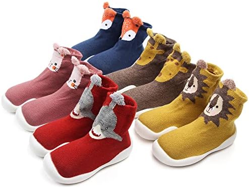 Howell How to Walk Anti-Slip Cotton Baby Socks