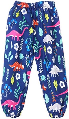 Toddler Waterproof Rain Pants PongYou Kids Rain Outwear for Boys Girls