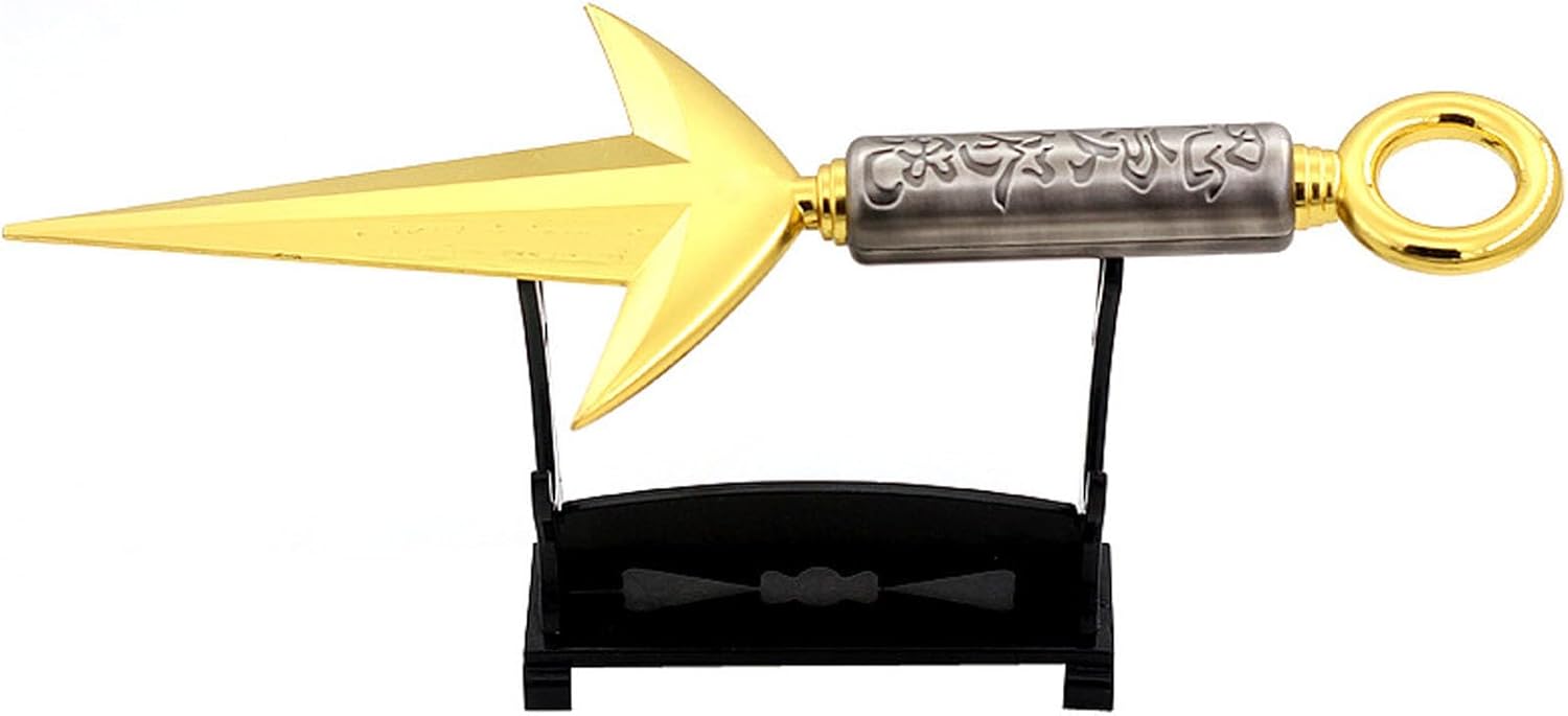 FAYAIALO 9 Inch Minato Kunai Metal Keychain