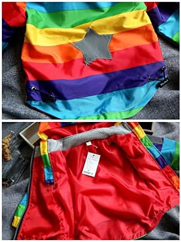 FABRST Toddler Rainbow Windbreaker