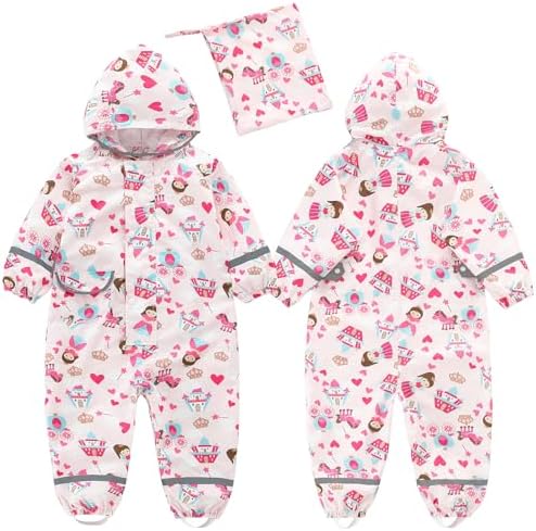 KidsToddlerRainSuitGirlsBoysRaincoat1-10Years