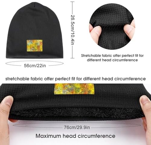 BTTLLKE Unisex Cozy Winter Fleece Beanie Skull Cap