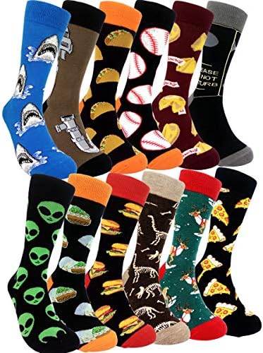 Mens Funny Novelty Cotton Socks Crazy Design