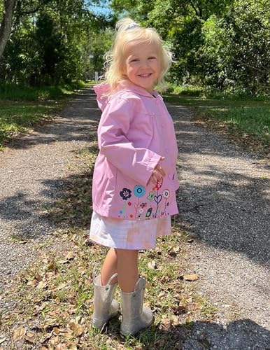 Perfect for Kids Pink Hoodie raincoat for Boys and Girls