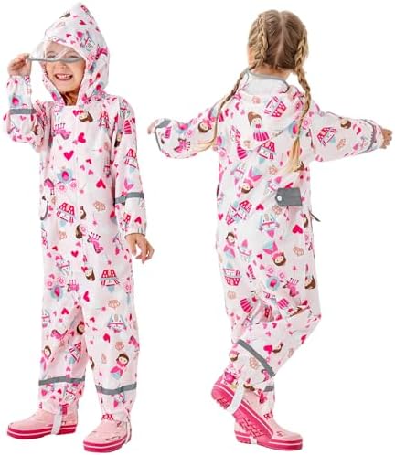 KidsToddlerRainSuitGirlsBoysRaincoat1-10Years