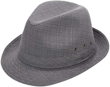 Sun Protection Essential Fedora with Straw Top