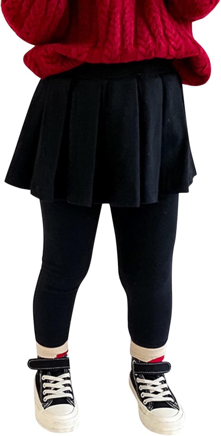 HD Footless Leggings with Ruffle Tutu Skirt