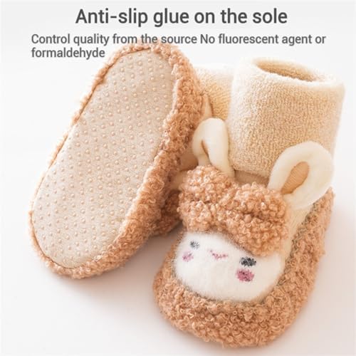 Adorable Cartoon Toddler Socks Slippers
