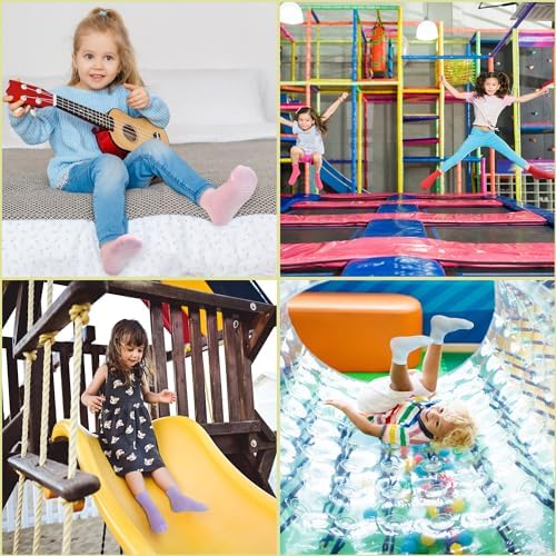 Tphon Toddler Girls Non-Slip Socks for 1-7 Years