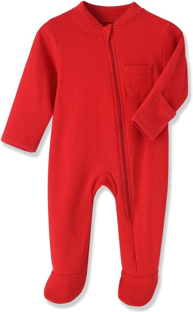 Elevens Kingdom Baby Kids Sleep Play Pajamas with Mitten Cuffs