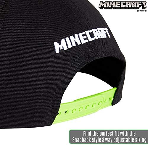 Minecraft Boys Baseball Cap with Reversible Sequin