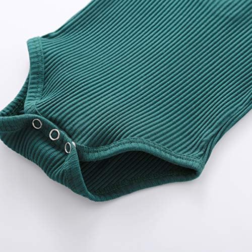 MABABY Baby Romper Set Fall Winter Knitted Cotton