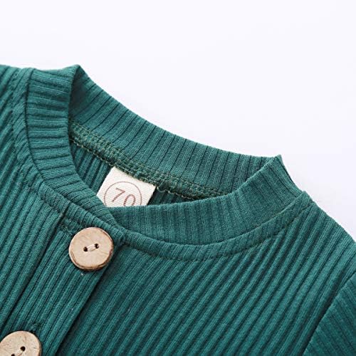 MABABY Baby Romper Set Fall Winter Knitted Cotton