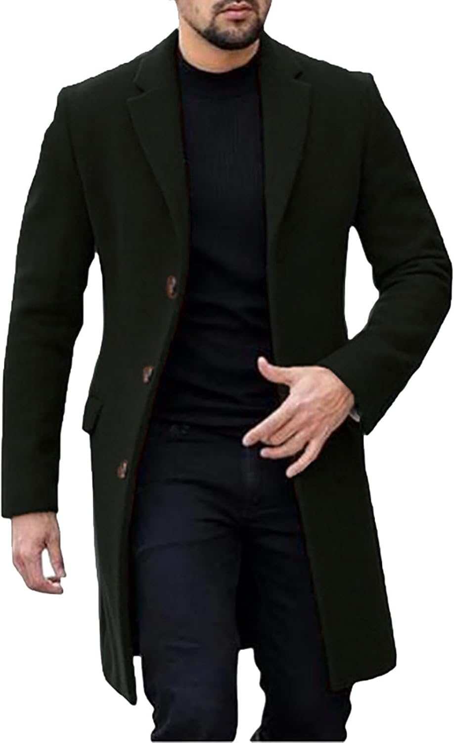 Premium Full-Zip Trench Coat
