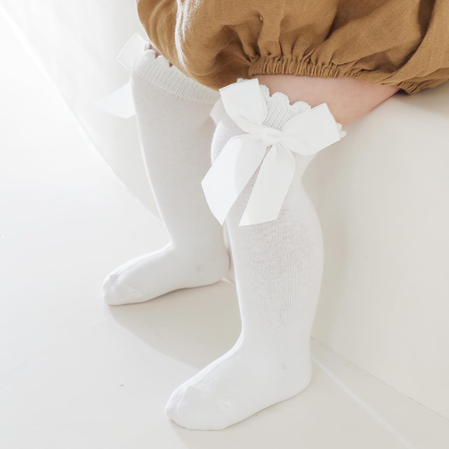 Dynamic Style Baby Girl Knee High Socks