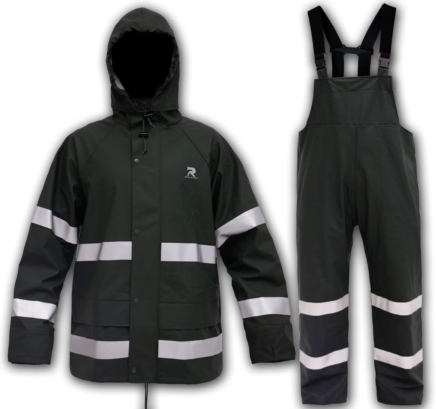 RainRiderWeather-Resistant Mens waterproof rain jacket