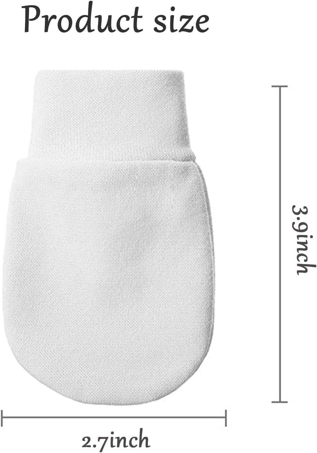 Baby Mittens No Scratch Soft Gentle Safe for Infants