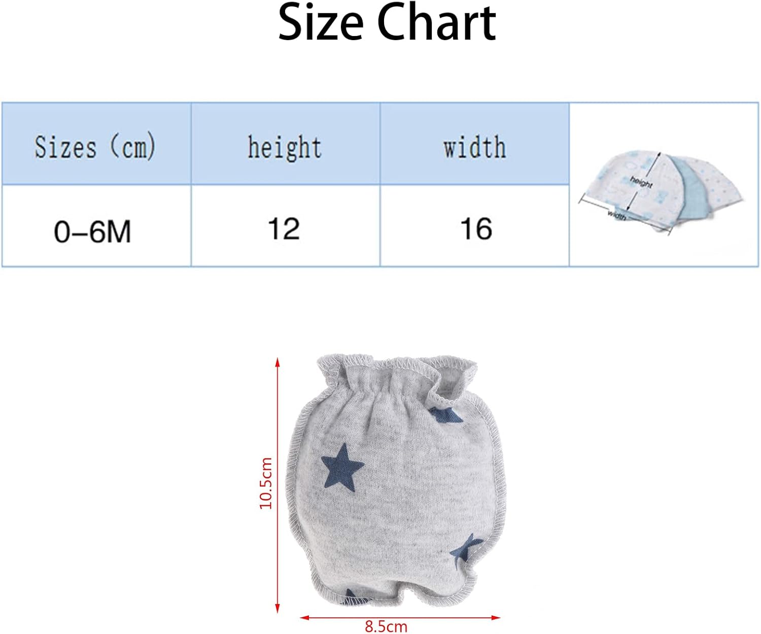 MAMIMAKA Baby Mittens Set