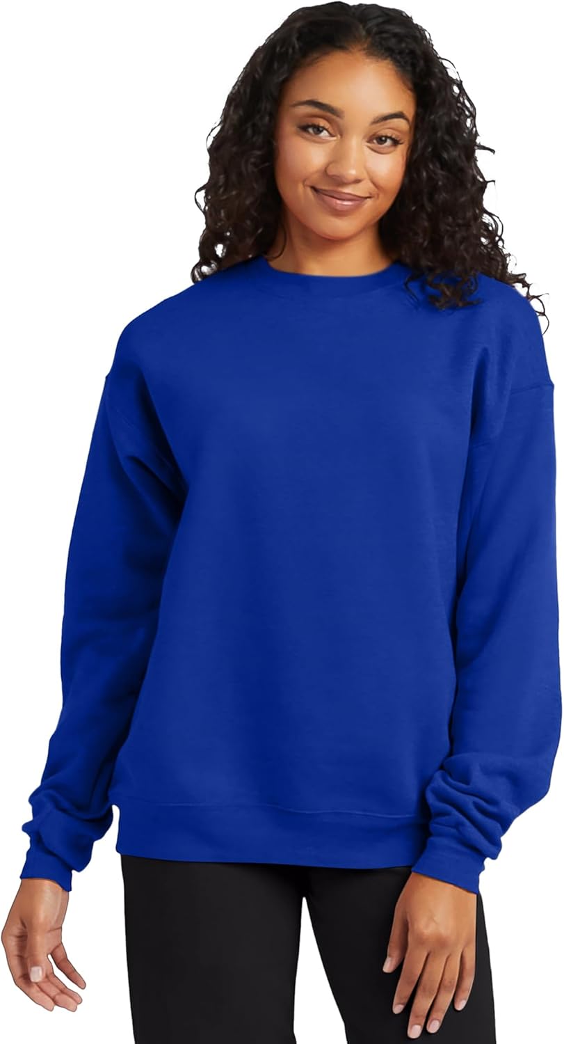 Hanes Mens EcoSmart Fleece Pullover Crewneck Sweatshirt 1 or 2 Pack