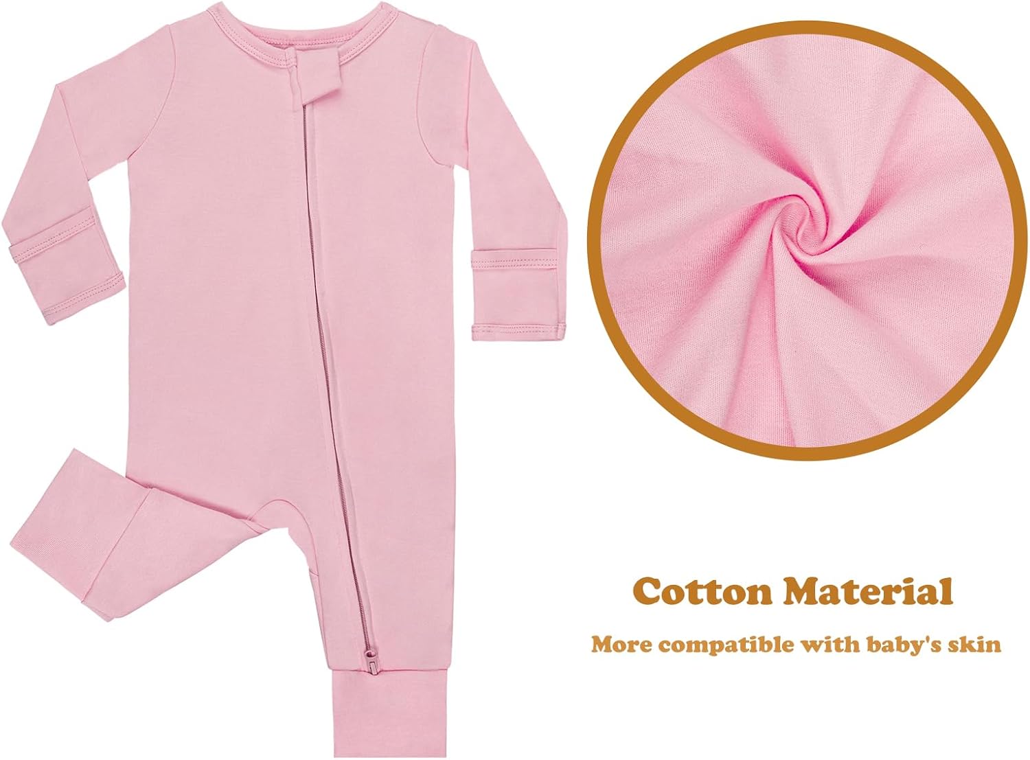 GUISBY Pajama Rompers for Baby