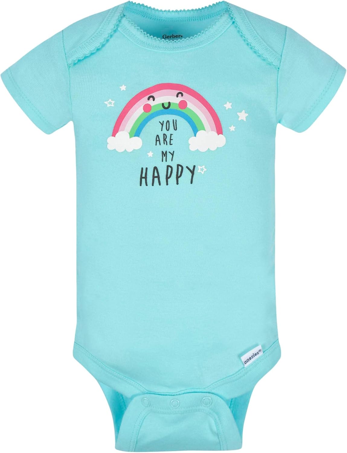 Gerber Baby Girls 8-Pack Short Sleeve Onesies