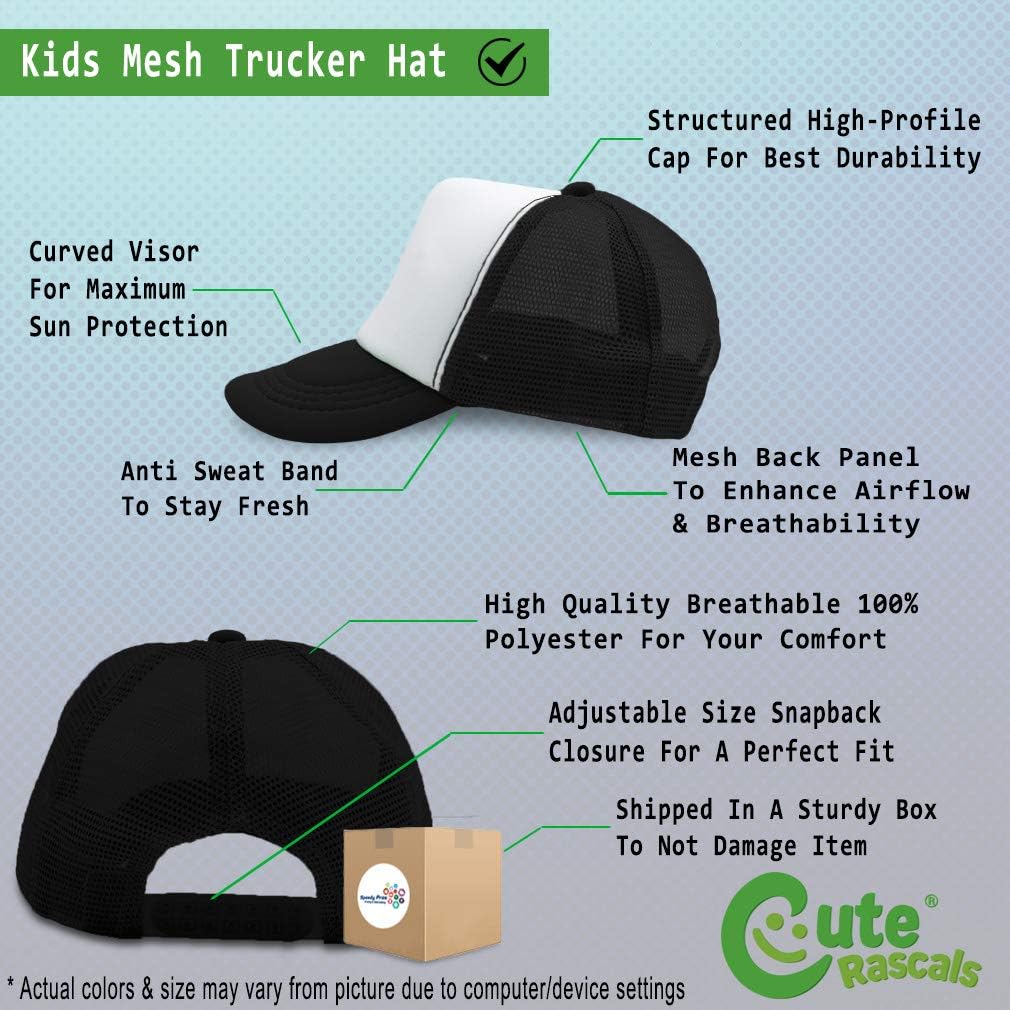 Adjustable Custom Kids Trucker Hat