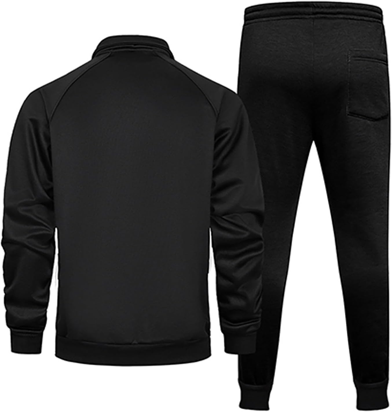 Two-Piece Mens Sweatsuits Set - Full Zip Jackets Jogger Pants