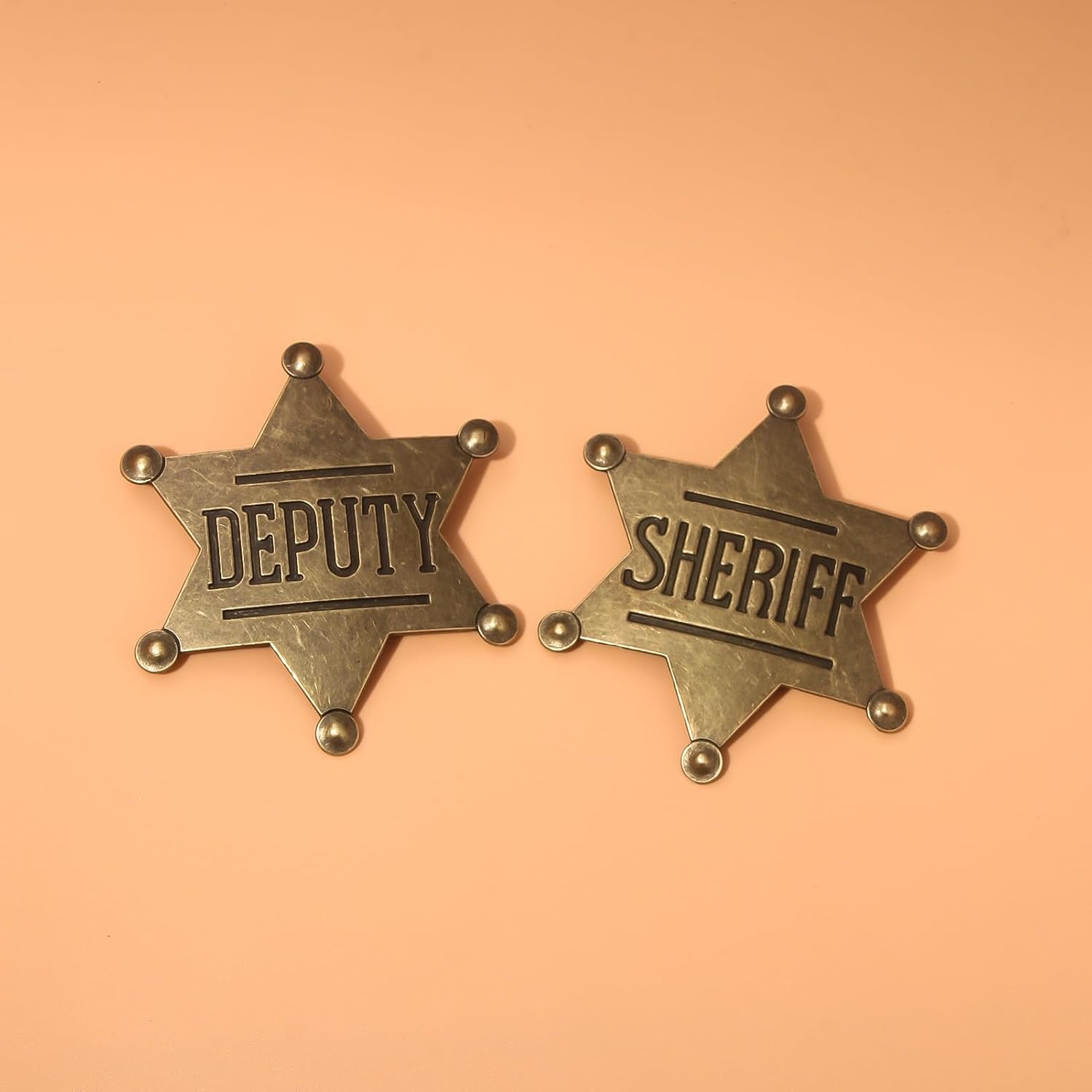 Vintage Sheriff Badge - Western Cop Star Gift