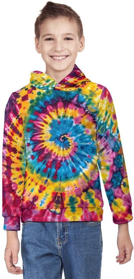 3D Printed Novelty Hoodie for Boys S-XL