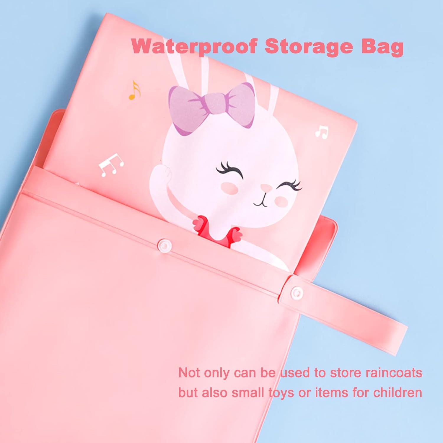 Fewlby Reflective Water-Resistant Rain Jacket for Kids M