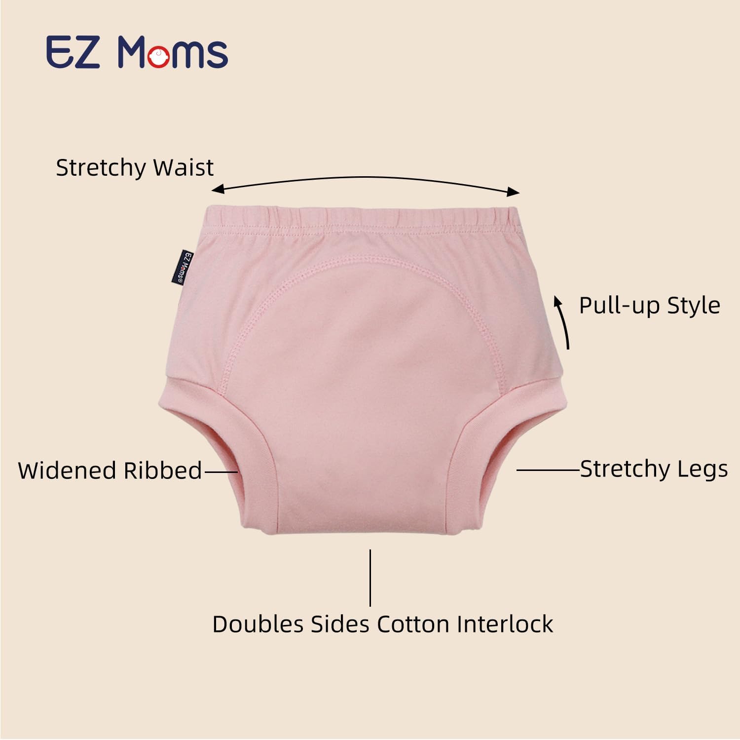 EZ Moms Potty Training Underwear for Toddlers