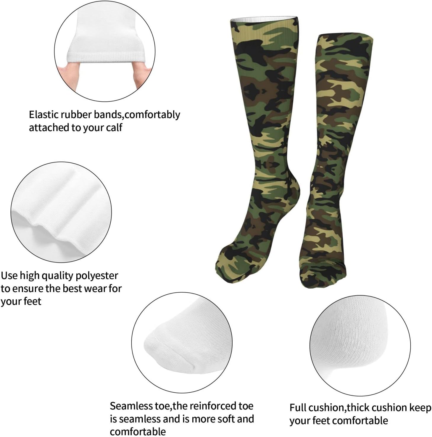 Cozy Knee High Compression Socks for Kids