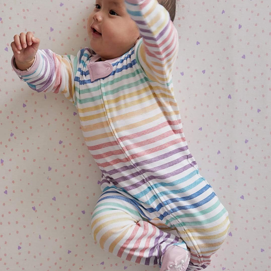 HonestBaby Sleep Play Footed Pajama Sufflers for Baby Boys