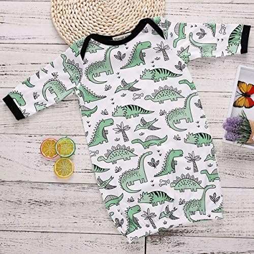 COLOOM Baby Dinosaur Pajamas Newborn Sleepers Perfect